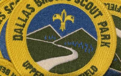 First edition Scout Badge for Bush Campsite